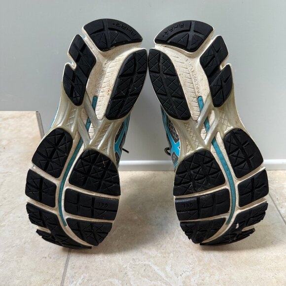 Womens Asics Gel-Kayano 19 Stability Running Shoes, Size 9.5, Blue & Grey - Picture 4 of 8